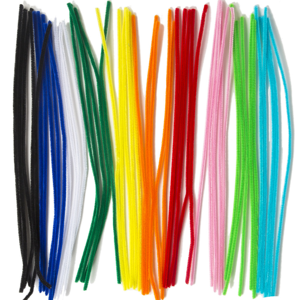 PonArt 7 Renk 50 Adet 40 cm Şönil Pipo Temizleyicisi